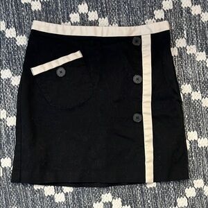 Stylish Black and Cream Women's Skirt